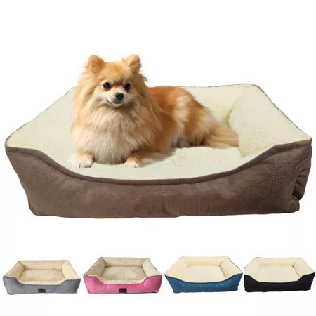 Caminha de Cachorro Cama Pet Sherpa Reforçada Tamanho M e G Cachorro e Gato