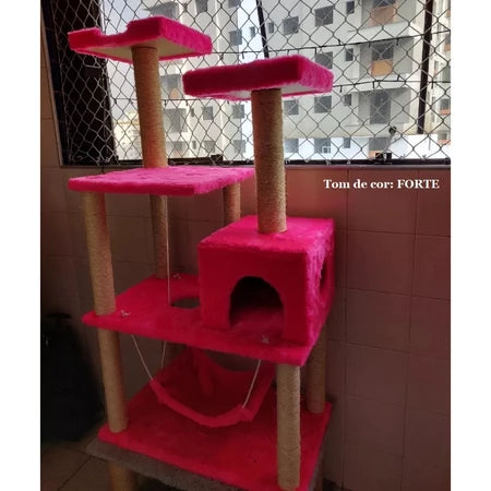 Arranhador Para Gato Castelo Cores Variadas