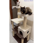 Arranhador Para Gato Castelo Cores Variadas