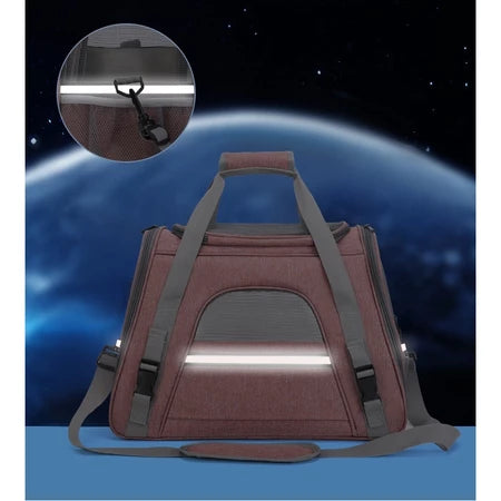 Bolsa Transporte Cães E Gatos Mochila Avião Viagem Mala