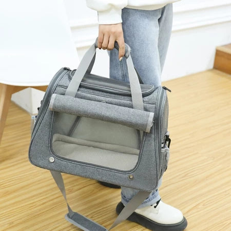 Bolsa Transporte Cães E Gatos Mochila Avião Viagem Mala