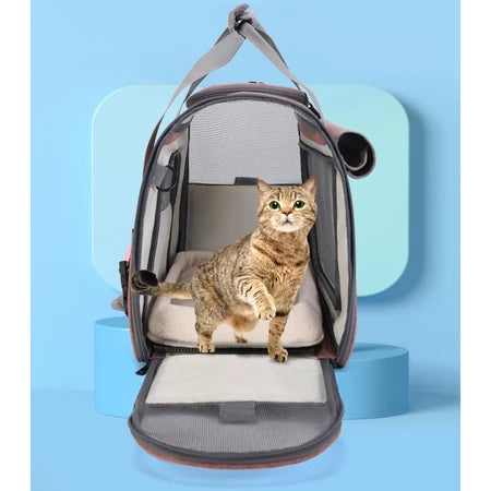 Bolsa Transporte Cães E Gatos Mochila Avião Viagem Mala
