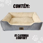 Caminha de Cachorro Cama Pet Sherpa Reforçada Tamanho M e G Cachorro e Gato