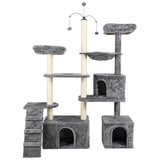 Arranhador torre de gato grande  ajustável multifuncional brinquedo