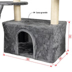 Arranhador torre de gato grande  ajustável multifuncional brinquedo