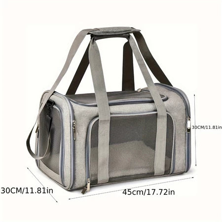 Bolsa de transporte para cães e gatos Mochila Mala de viagem para avião