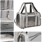 Bolsa de transporte para cães e gatos Mochila Mala de viagem para avião