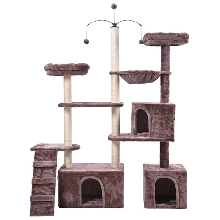 Arranhador torre de gato grande  ajustável multifuncional brinquedo