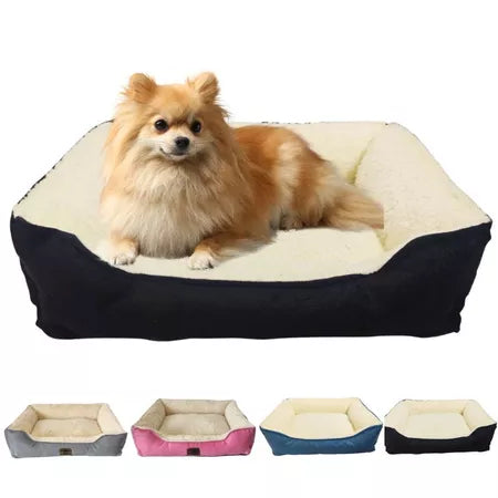 Caminha de Cachorro Cama Pet Sherpa Reforçada Tamanho M e G Cachorro e Gato