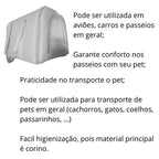 Casa E Bolsa De Transporte Pet Cachorro Gato Viajem