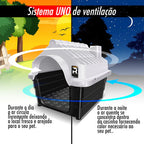 Casa Casinha Plástica De Cachorro Cães N7 Desmontável